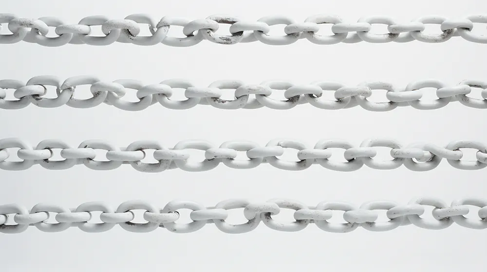 Chain links representing external and internal links