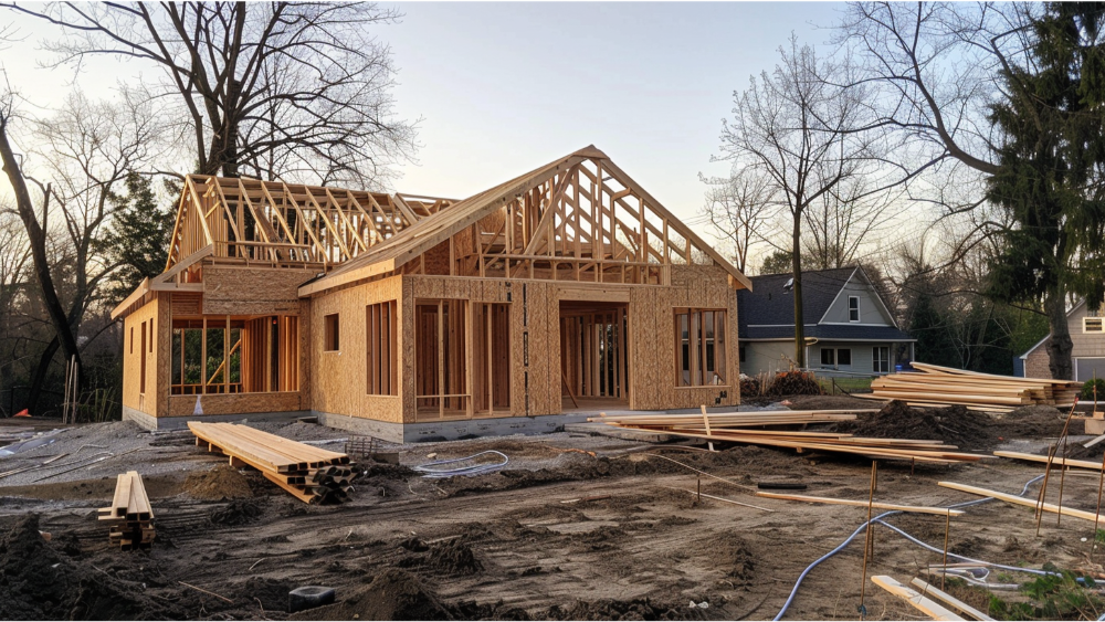 A house in construction