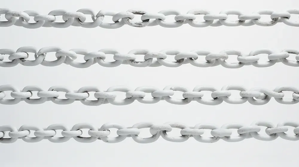 Chain links representing external and internal links