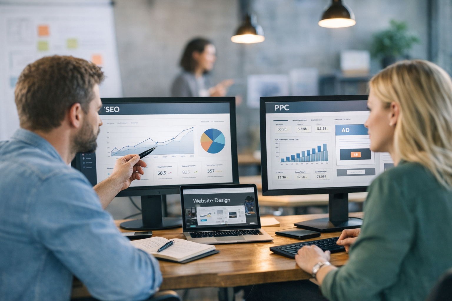 The Role of SEO and PPC in Web Design